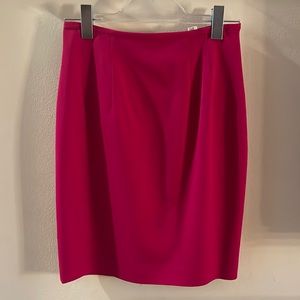 Vintage Preston & York Pink Pencil skirt 100% Wool  size 4